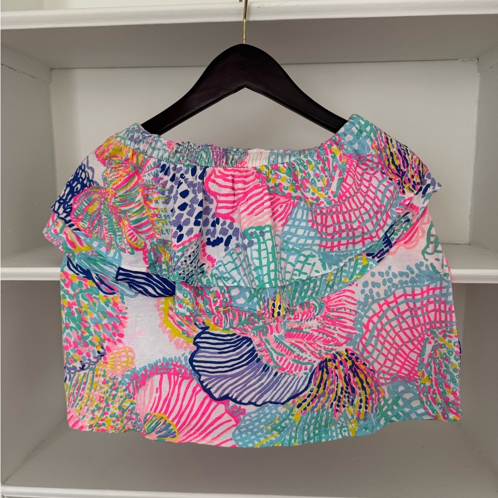 Lilly Pulitzer Colorful Off-Shoulder Top